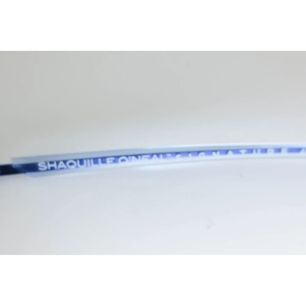 Shaquille O'Neal Signature 144 Z Blue Black Semi-Rimless Eyeglasses 56-18-145